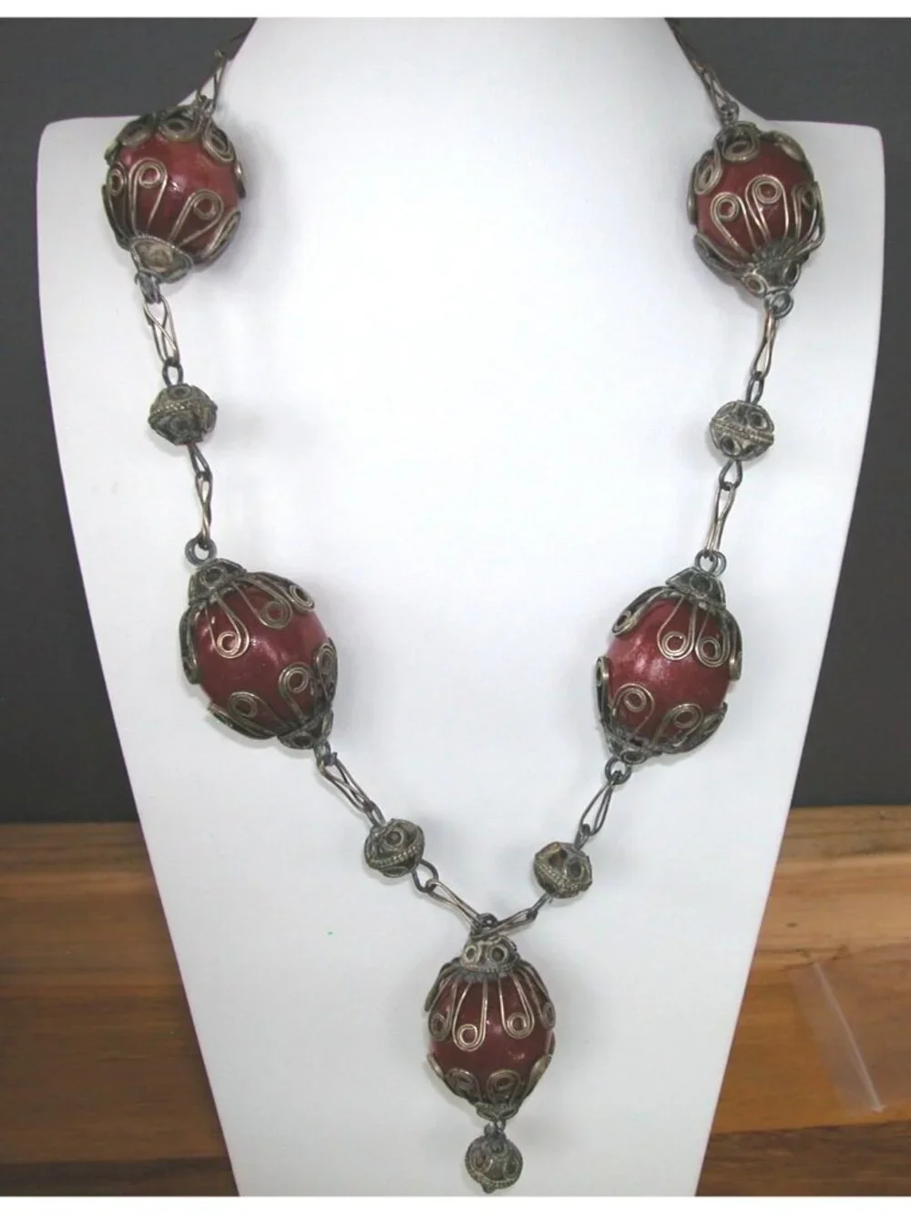 Miriam Haskell Long Y-Lavalier Necklace 30